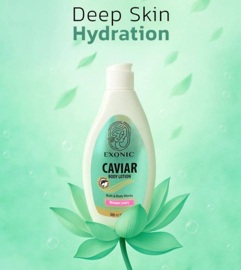 لوسیون بدن حاوی عصاره خاویار