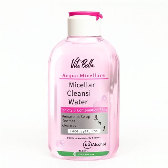 میسلارواتر پاک کننده ویتا بلا (VitaBella) – مخصوص پوست چرب و مختلط