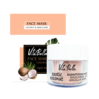 ماسک صورت VitaBella با نارگیل و گل رس صورتی
